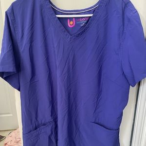Urbane Women’s Purple Scrub Top 2xl